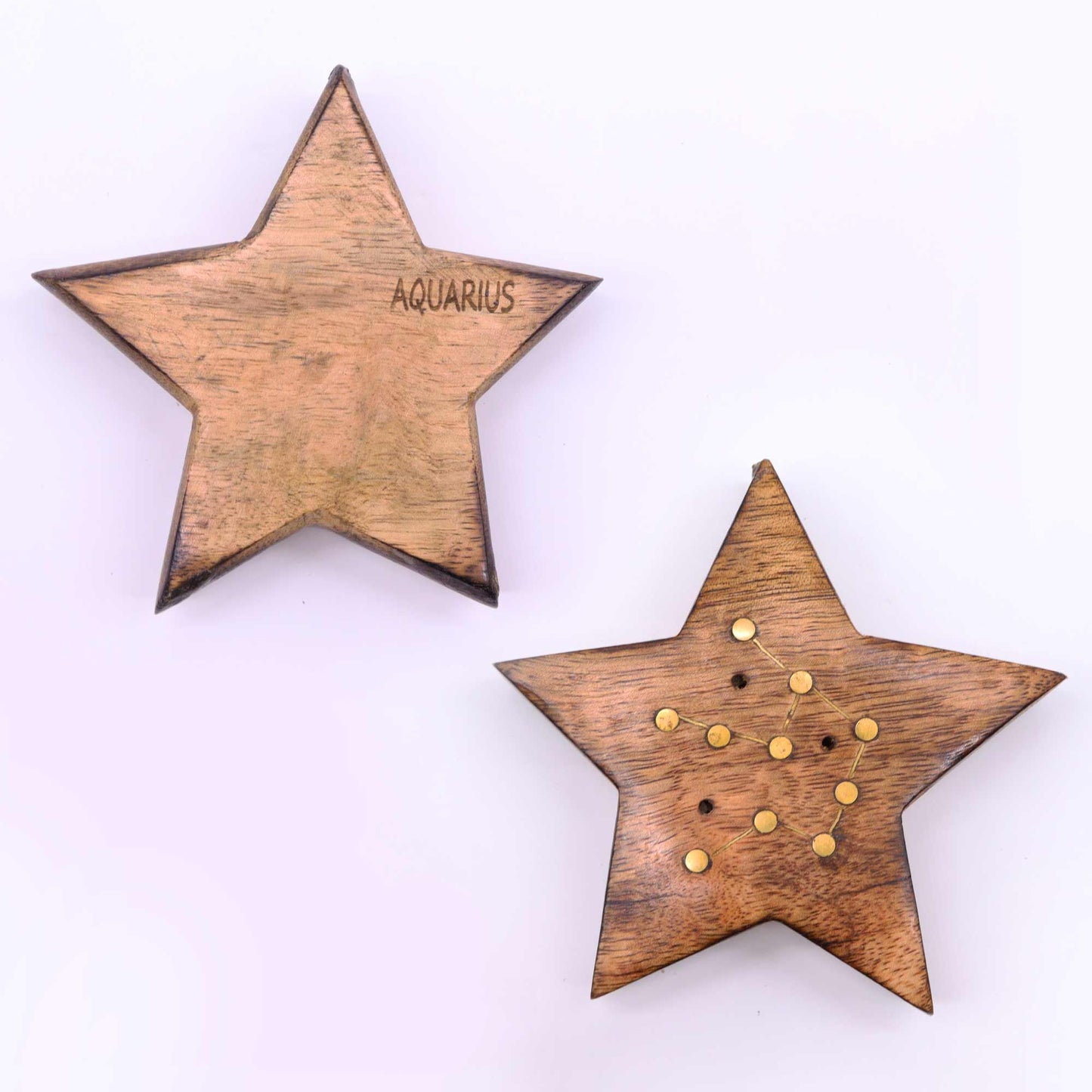 Gravierte Und Messing Tierkreiszeichen Räucherstäbchenhalter Star