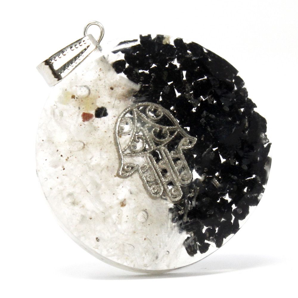 Orgonite Kraft Anhänger Gut Und Böse Hamsa