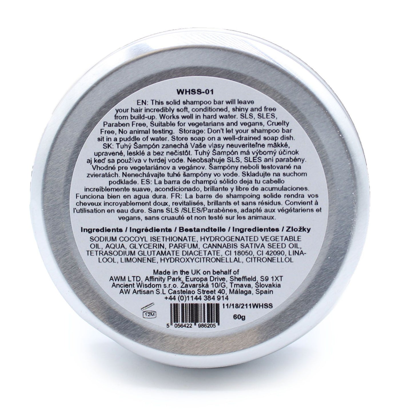 Wild Hare Festes Shampoo 60g - Orchidee