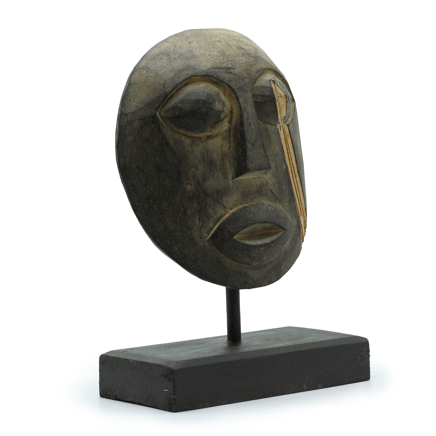 Timor Tribal Dekorative Maske Antik 27x20cm