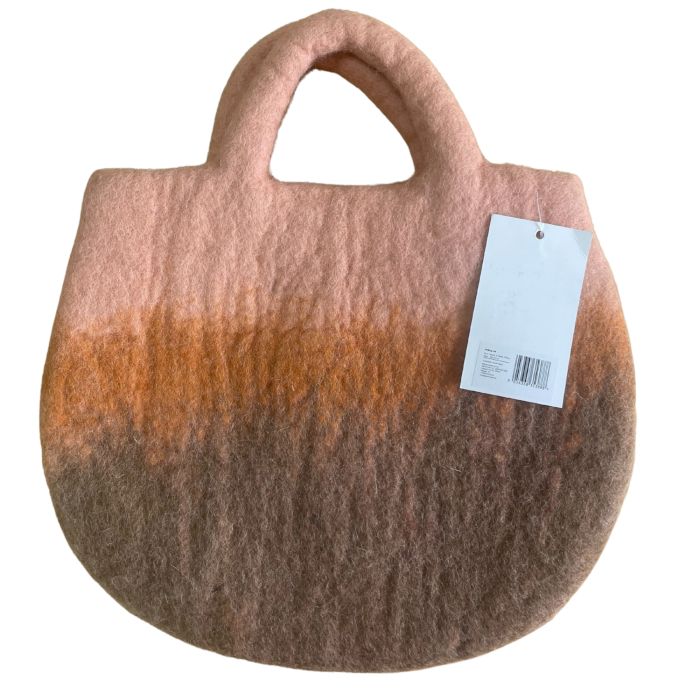 Sonnenblumen Und Bienen Filztasche 35x27cm