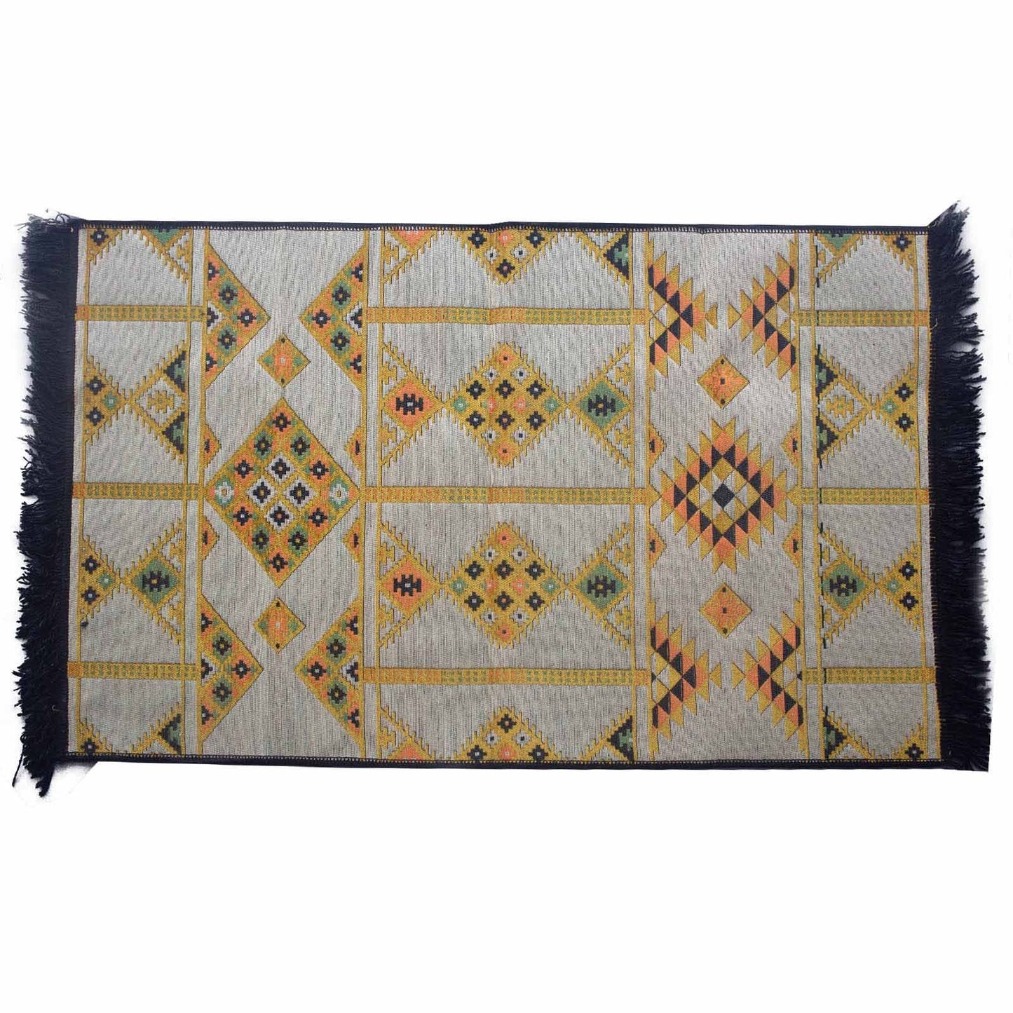 Kilim Teppich 125x80 cm Gelb