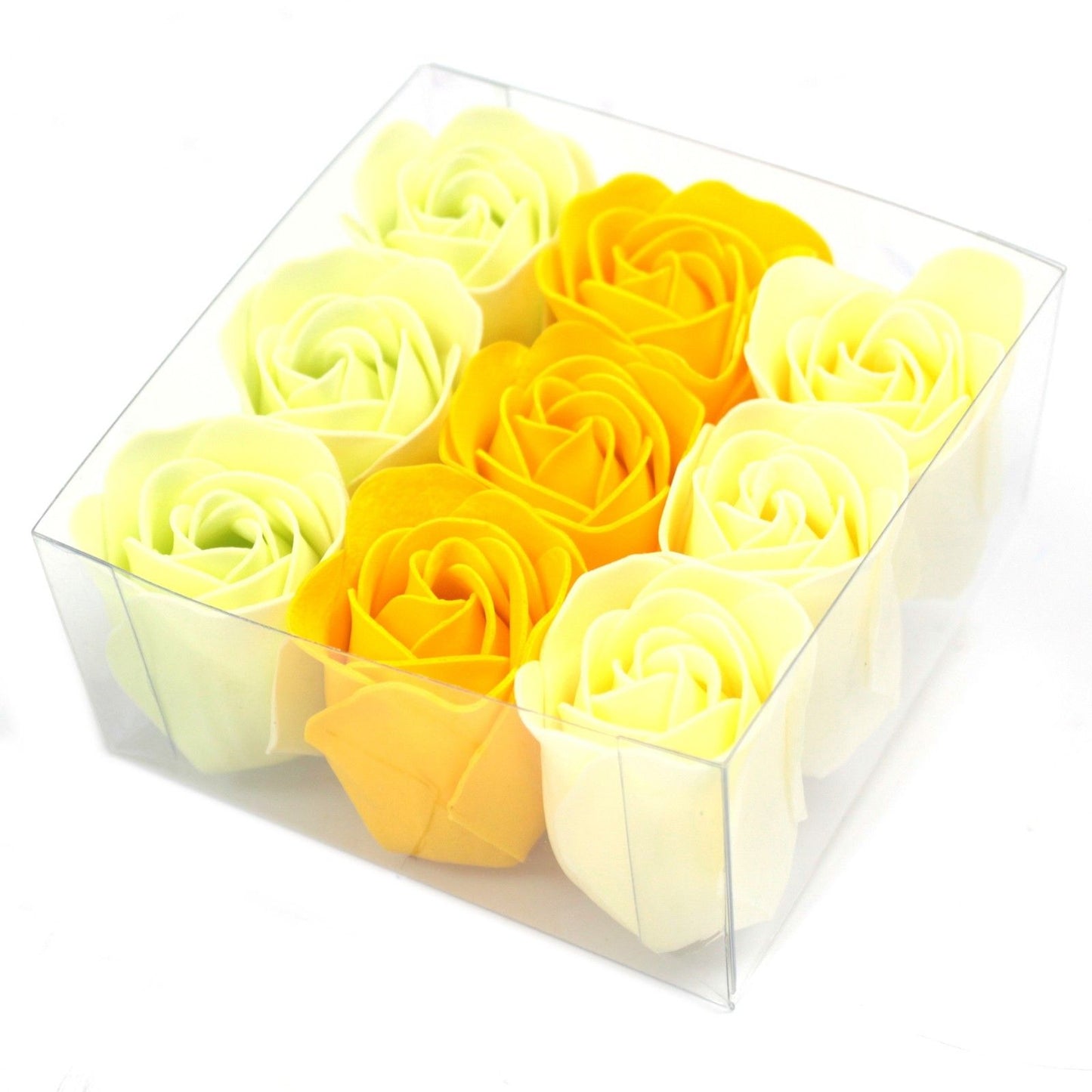 Set Aus 9 Seifenblumen - Frühlingsrosen