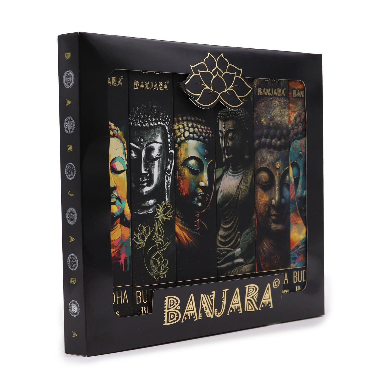 Banjara Buddha Set Von 6 In Box