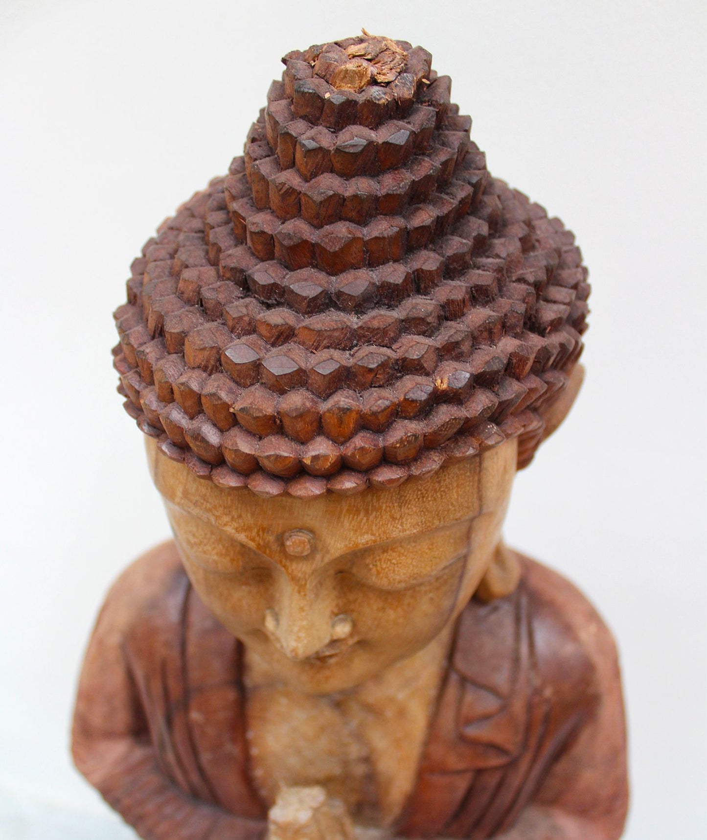 Handgeschnitzte Buddha Statue 100 cm Willkommen