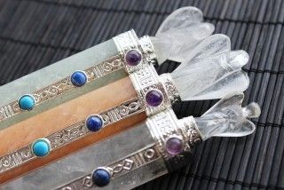 Chakra Mit Engel - Goldener Kristall