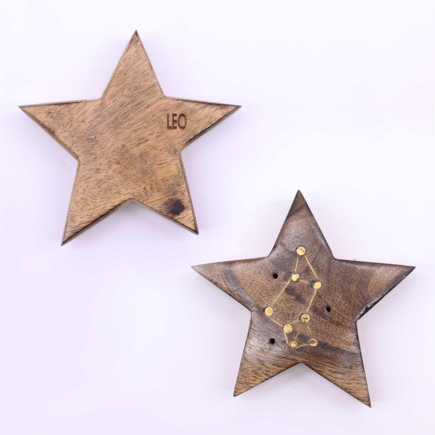 Gravierte Und Messing Tierkreiszeichen Räucherstäbchenhalter Star