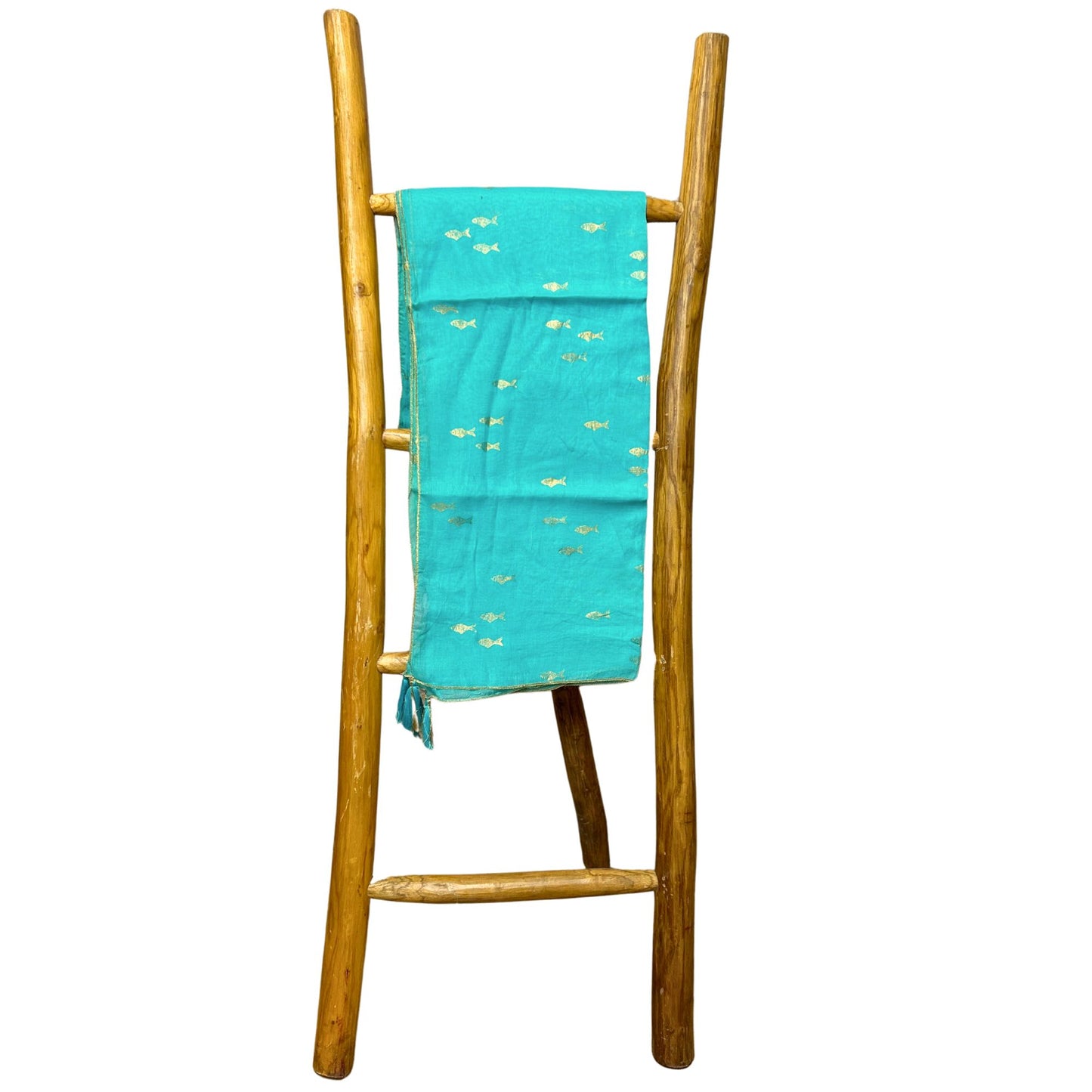 Nomad Sari Med Kollektion Pario Türkis Und Gold Fisch Design