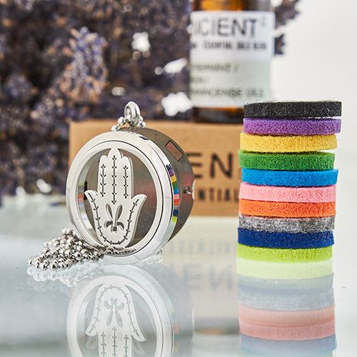 Aromatherapie Schmuck Halskette Hand Der Fatima 30mm