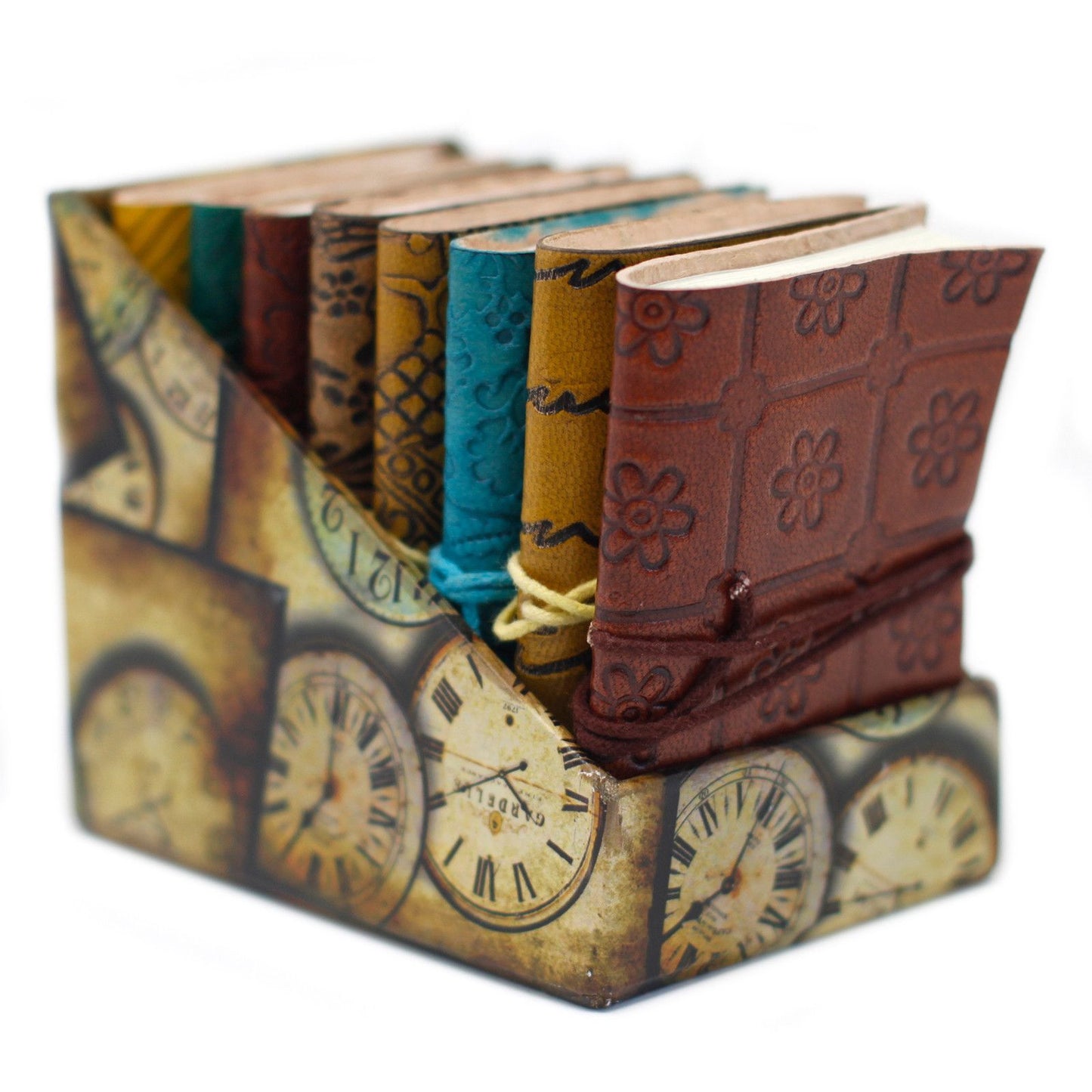 Mini Assortierte Leder Notizbuch 10x7 5 cm 1 Stück