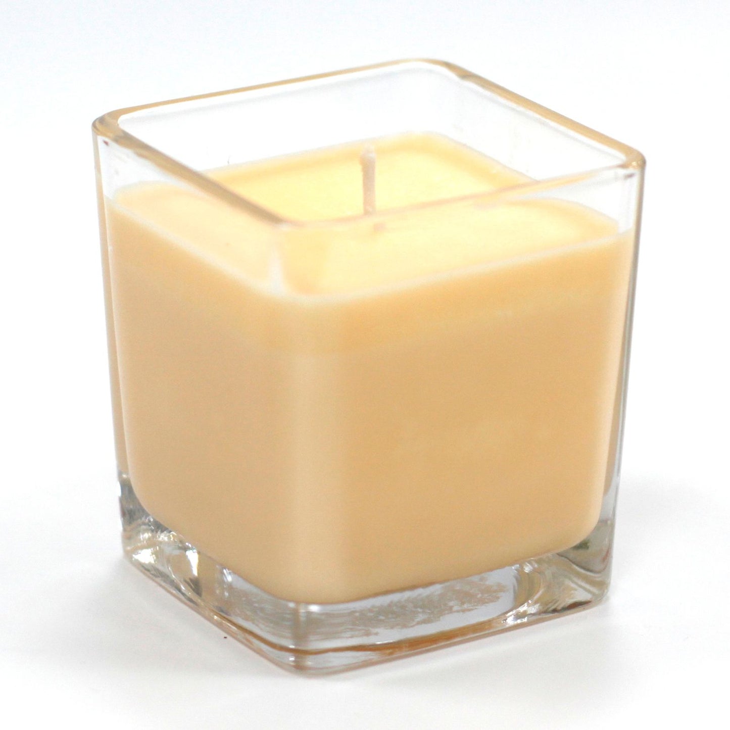 Weiße Etikett Sojawachs Glas Kerze - Grapefruit und Ingwer