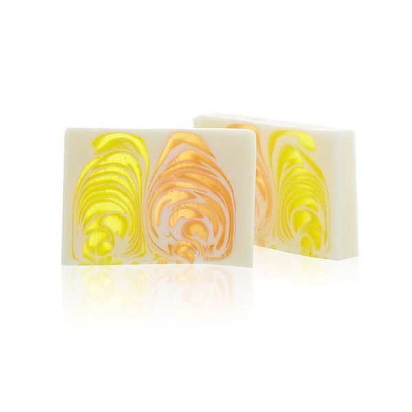 Handgefertigte Seife Orange und Ingwer Stück 115g ca
