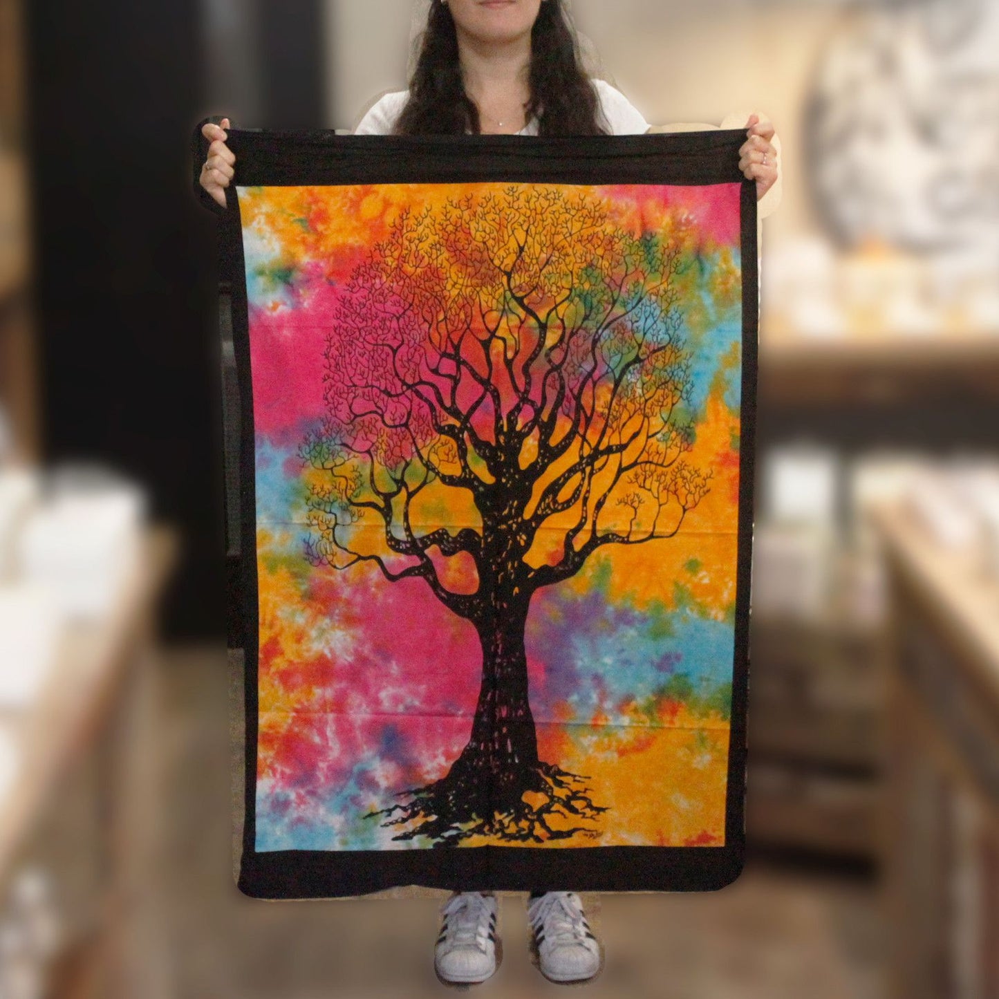Baum Der Stärke Baumwoll Wandkunst