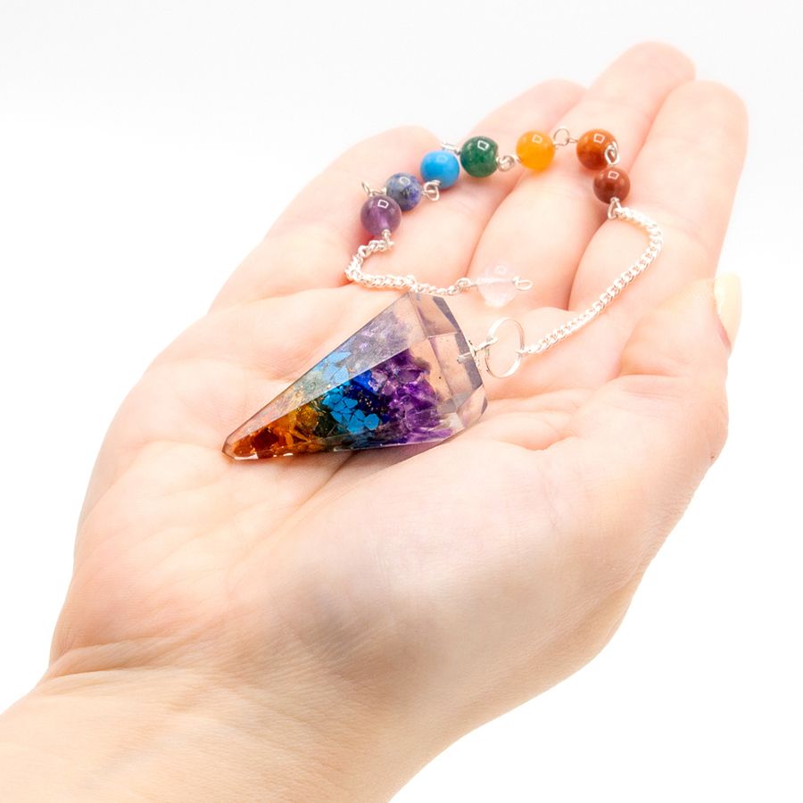 Orgonit Power Chakra Pendel für Spirituelle Heilung und Schutz