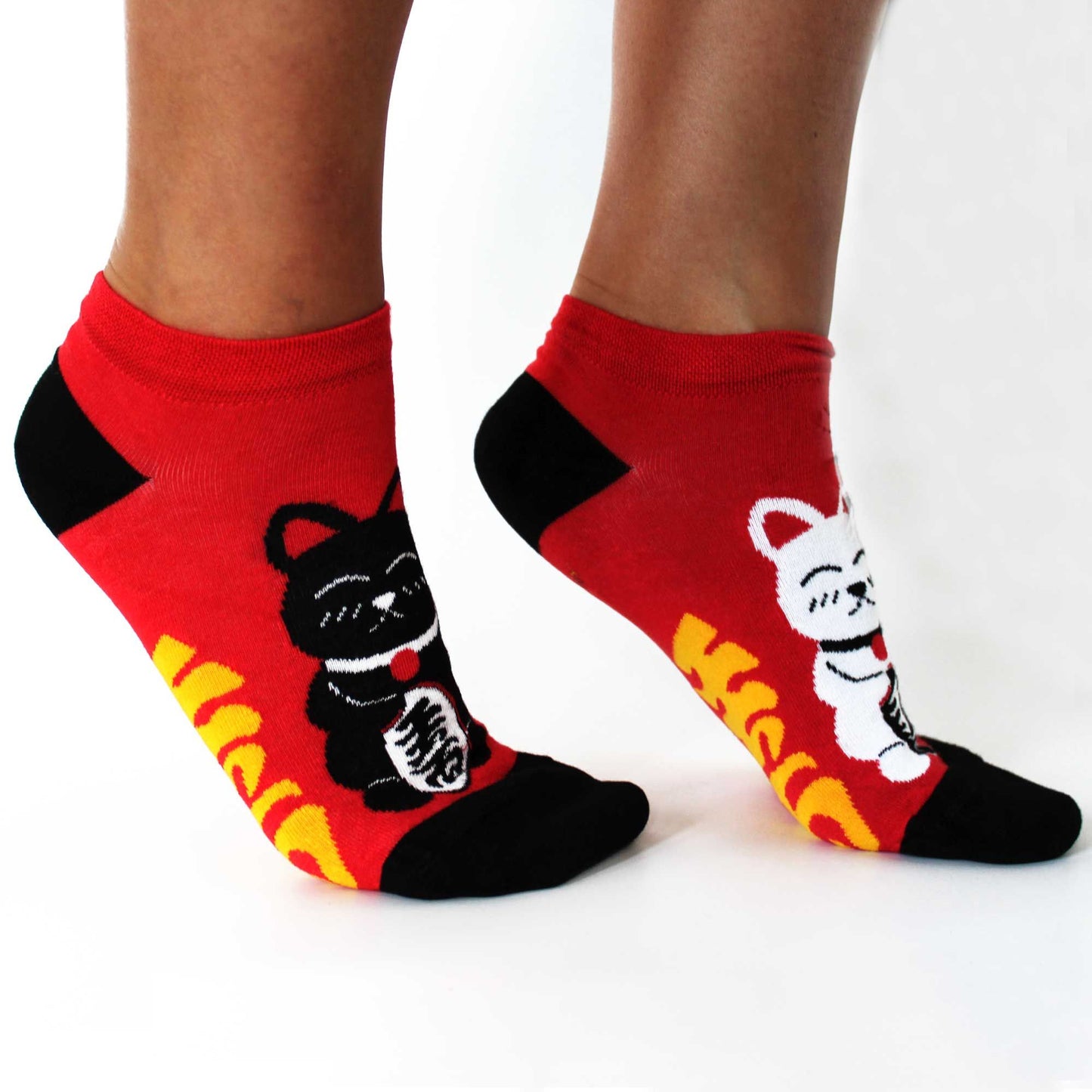Ml Hop Hare Bambus Socken Niedrig 41-46 Glückskatze