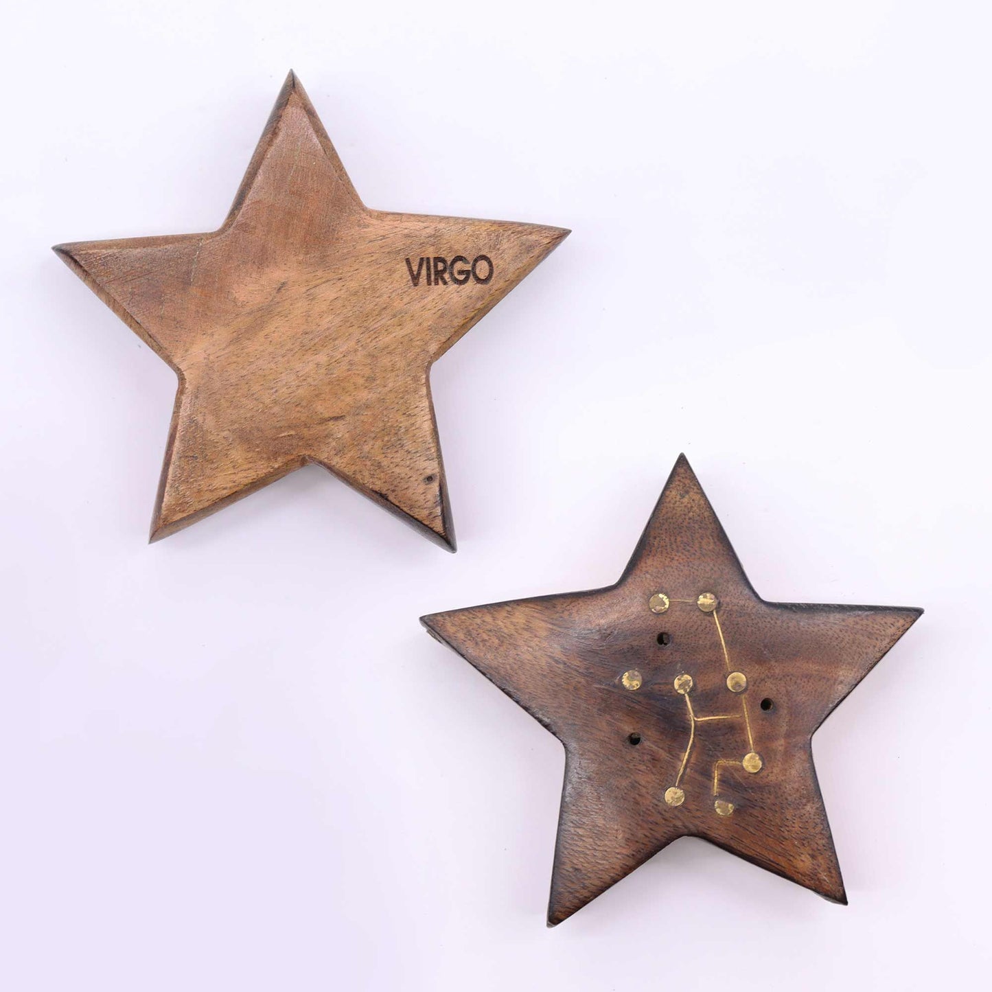 Gravierte Und Messing Tierkreiszeichen Räucherstäbchenhalter Star