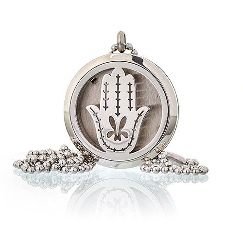 Aromatherapie Schmuck Halskette Hand Der Fatima 30mm