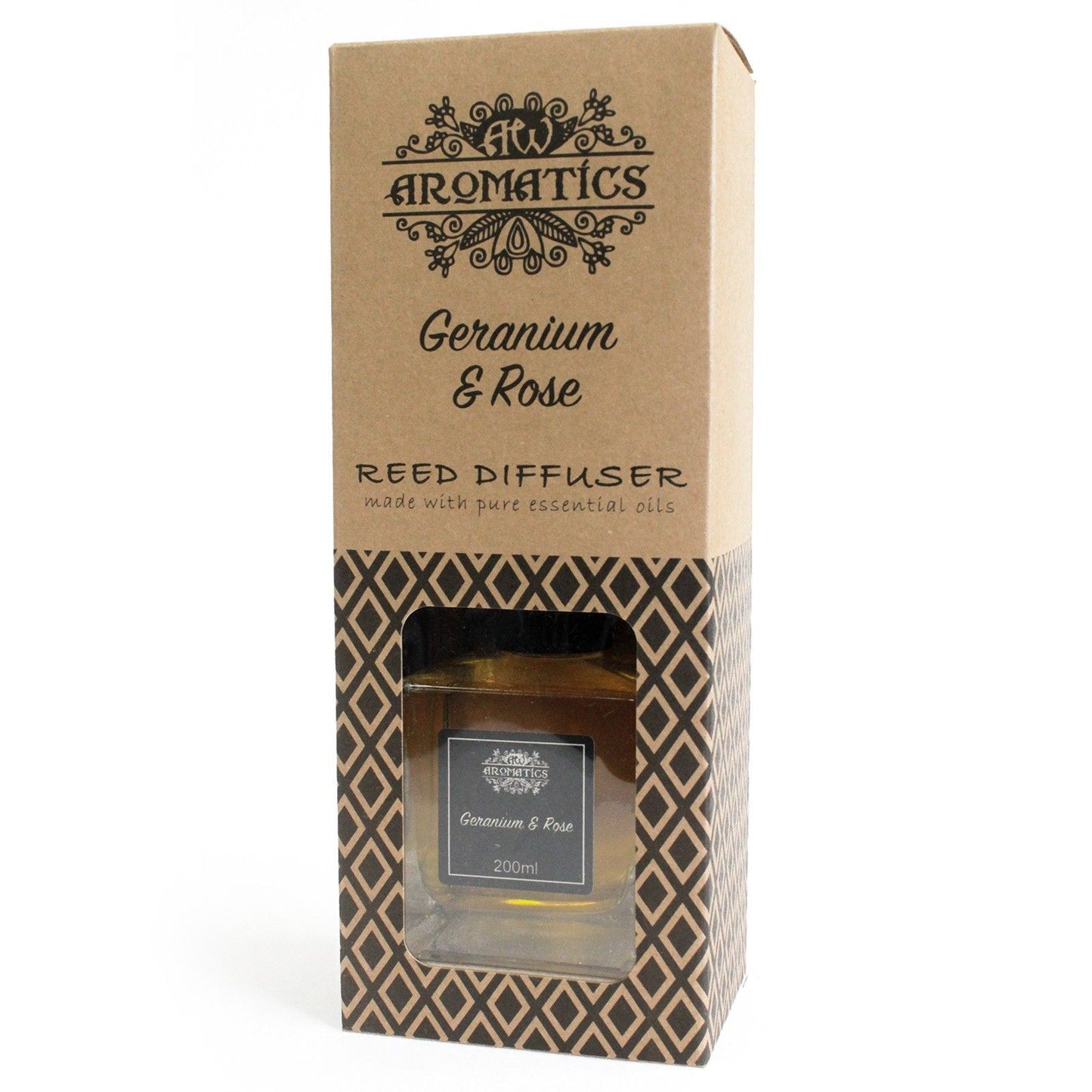 200ml Geranien- und Rosen-Essenzöl-Diffusor