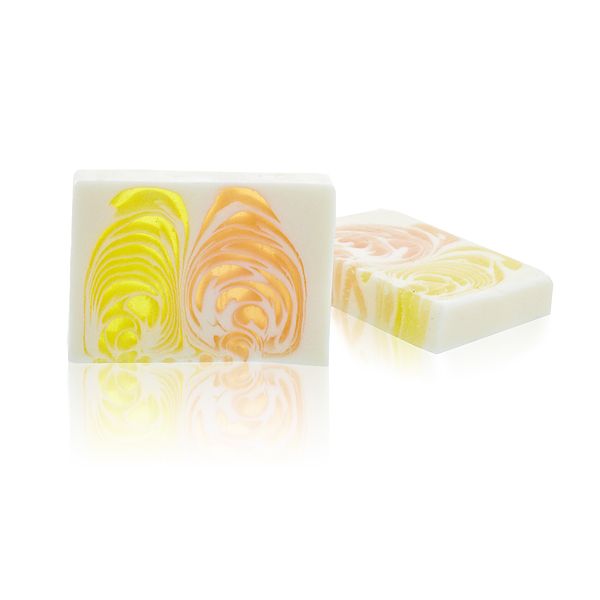 Handgefertigte Seife Orange und Ingwer Stück 115g ca