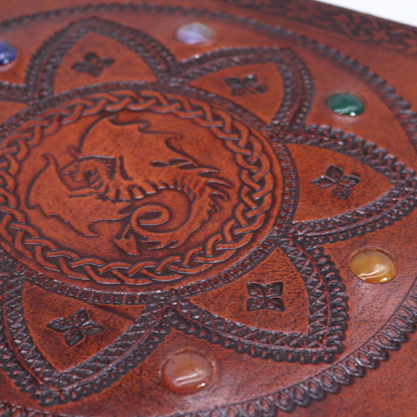 Großes Tomb Buch - Chakra Steine Drachen Mandala 100 Seiten - 25x34cm