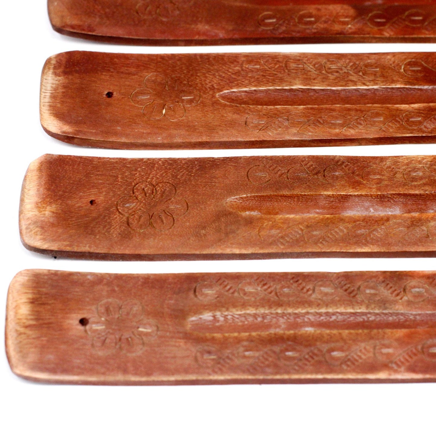 Schnitzerei Mango Holz Räuchergefäß 10 Zoll