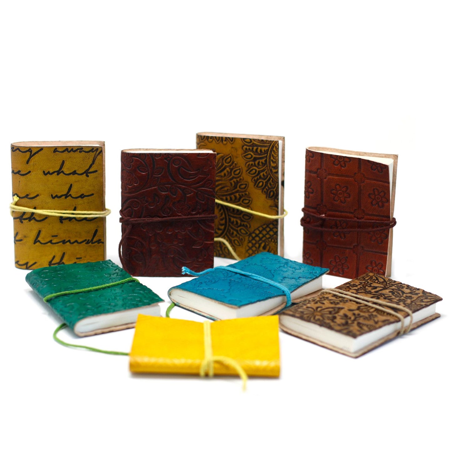 Mini Assortierte Leder Notizbuch 10x7 5 cm 1 Stück