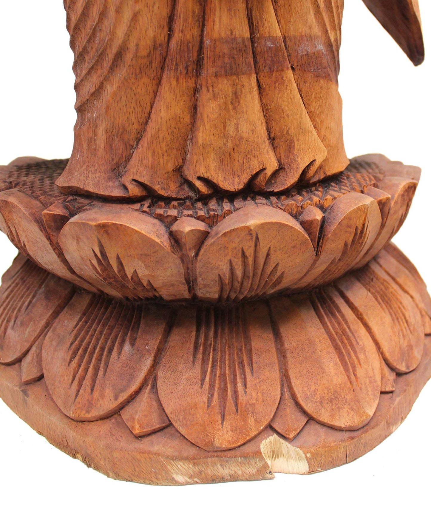 Handgeschnitzte Buddha Statue 100 cm Willkommen