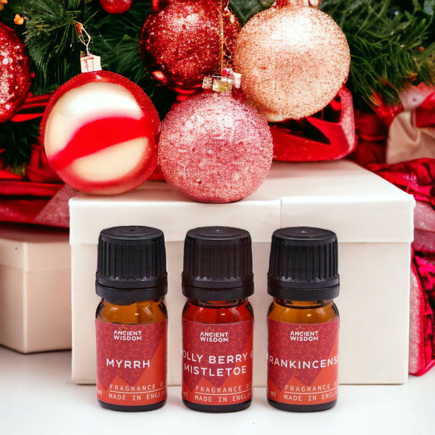Heilige Düfte Des Weihnachtsduftsets Mit Zwölf 5ml Fläschchen Und Zwei Tropfern