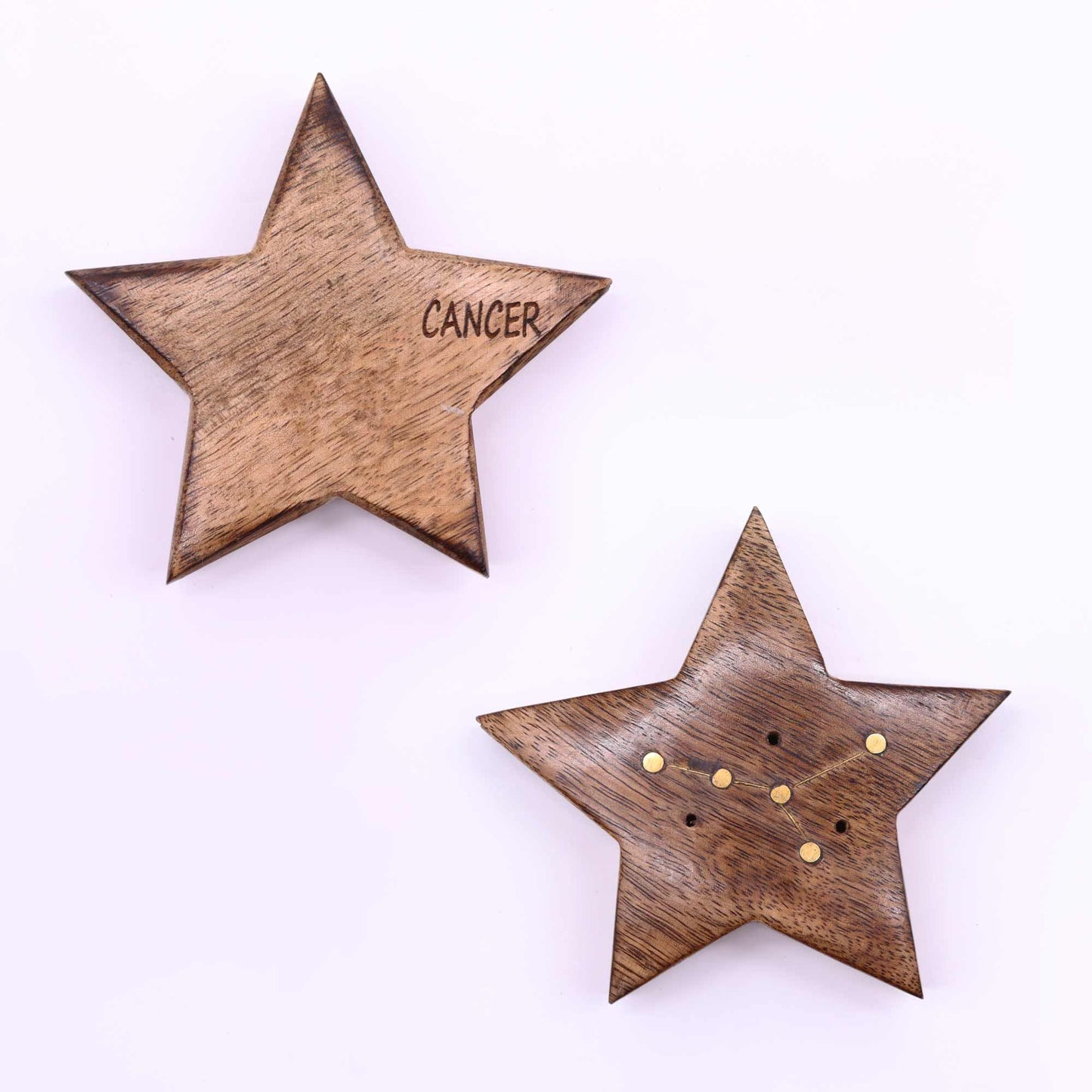 Gravierte Und Messing Tierkreiszeichen Räucherstäbchenhalter Star