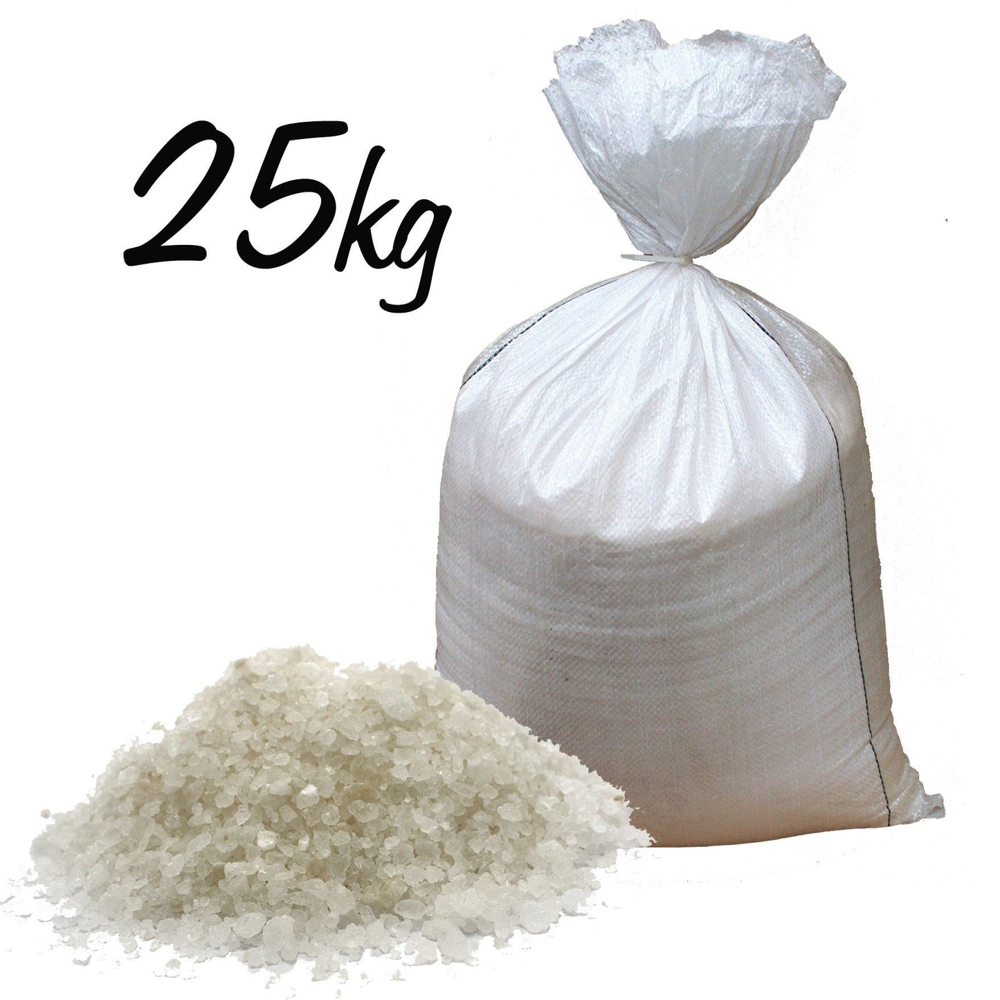 Weiße Himalaya Badesalze 1-2mm 25kg Sack