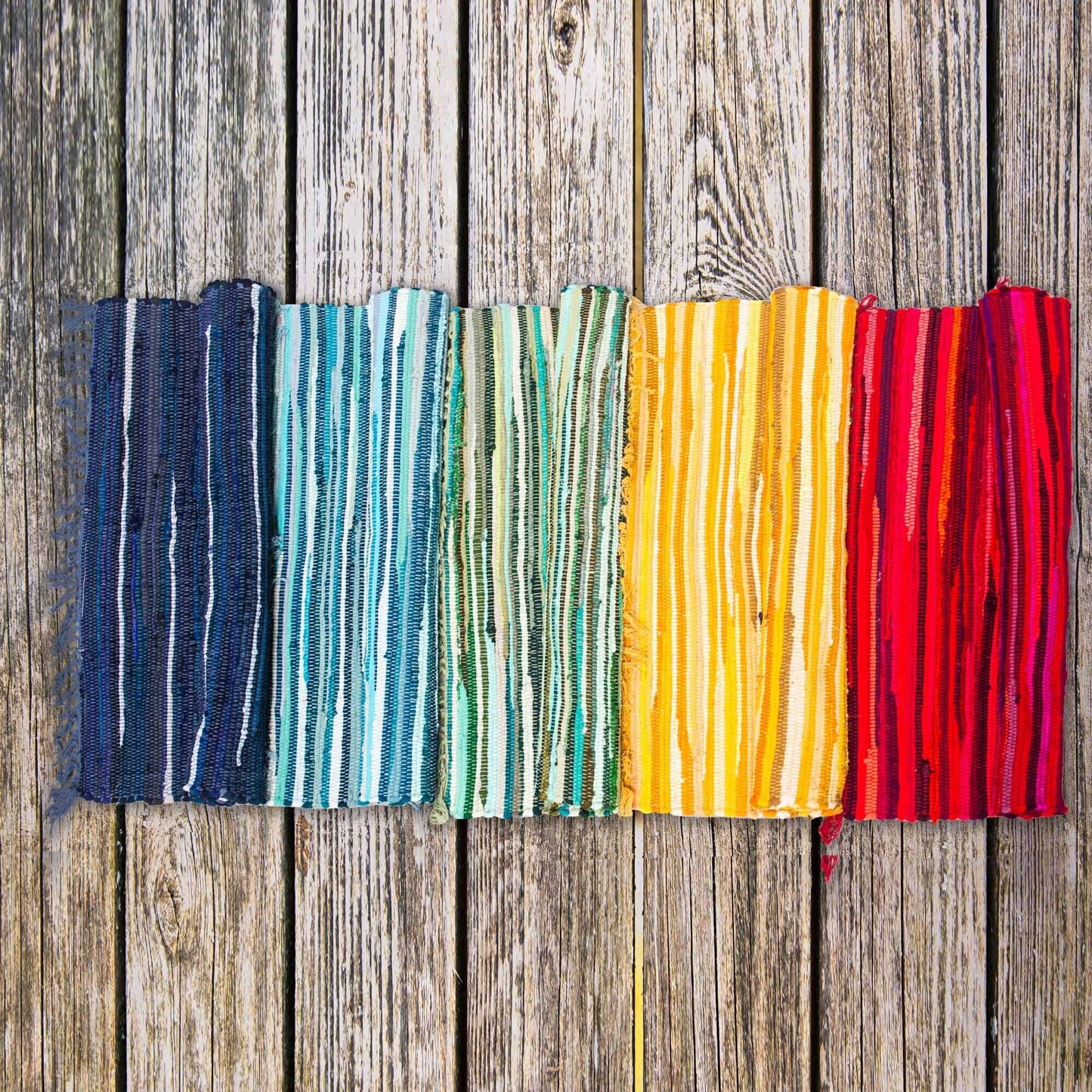 Kleiner Teppichläufer 50x90cm Premium Qualität Aqua Blau