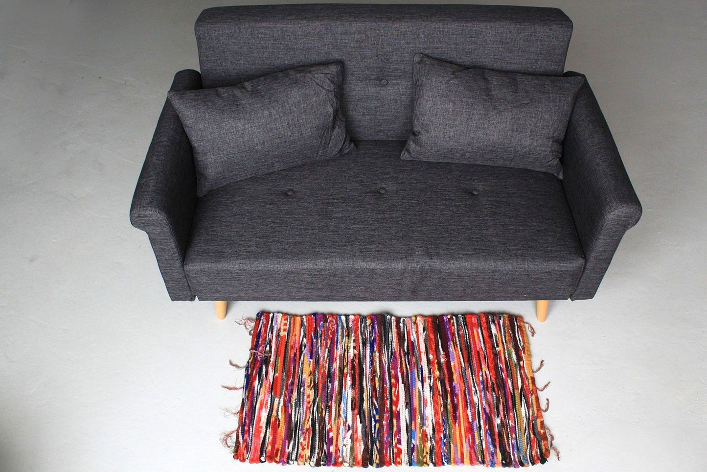 Kleiner Samt Teppich 50x90cm