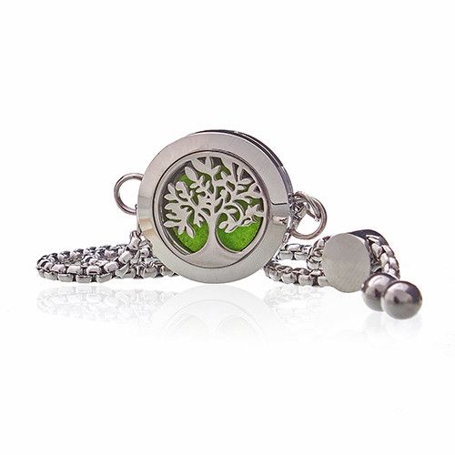 Aromatherapie Schmuck Kette Armband Baum Des Lebens 20mm