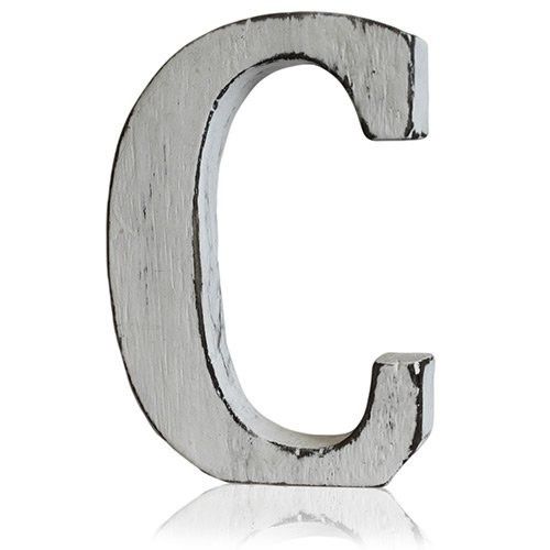 Shabby Chic Buchstaben - C