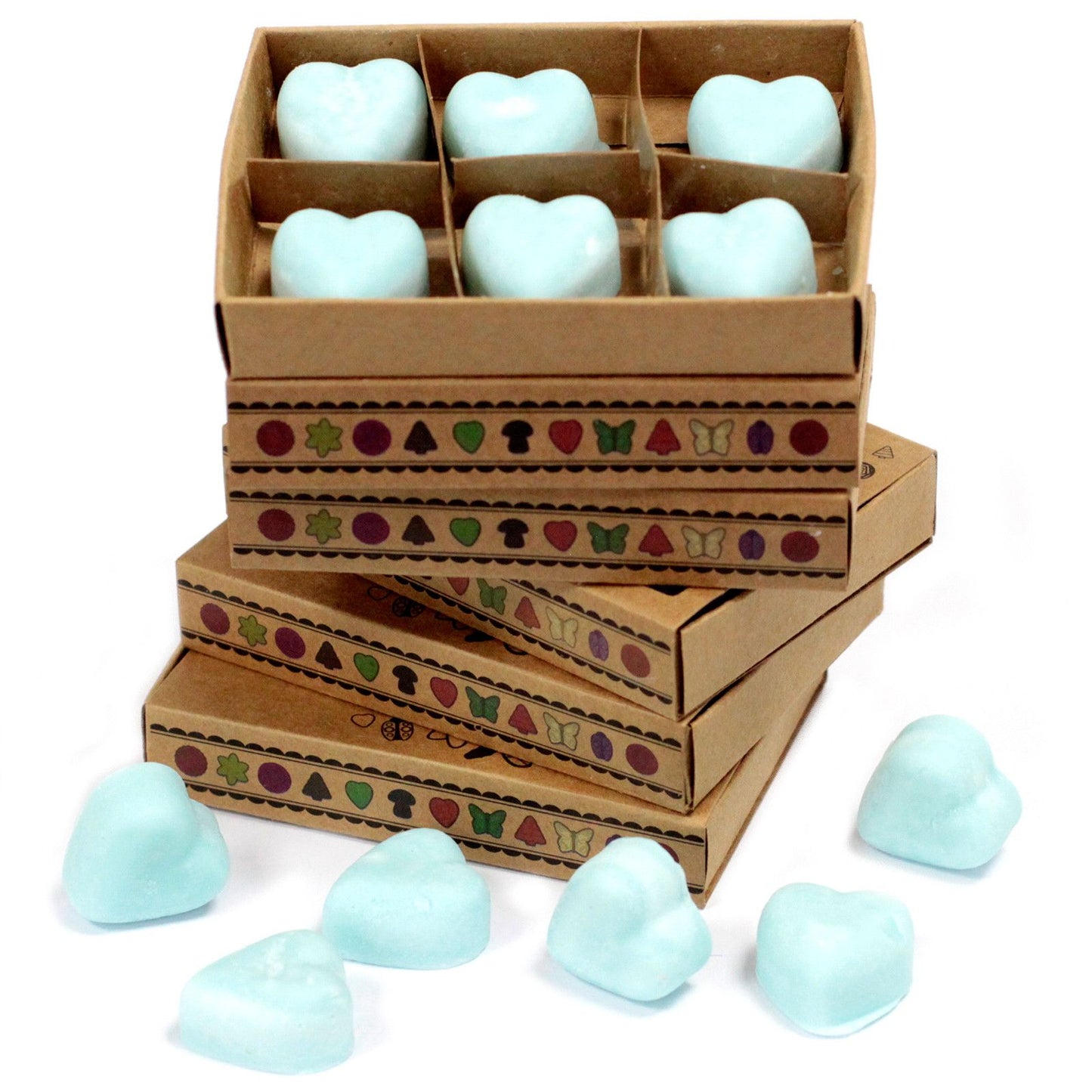 Geschenkset Mit 6 Wachsmelts Nagchampa Duftende Wachsmelts In Geschenkbox Aus Natürlichen Sojawachsen