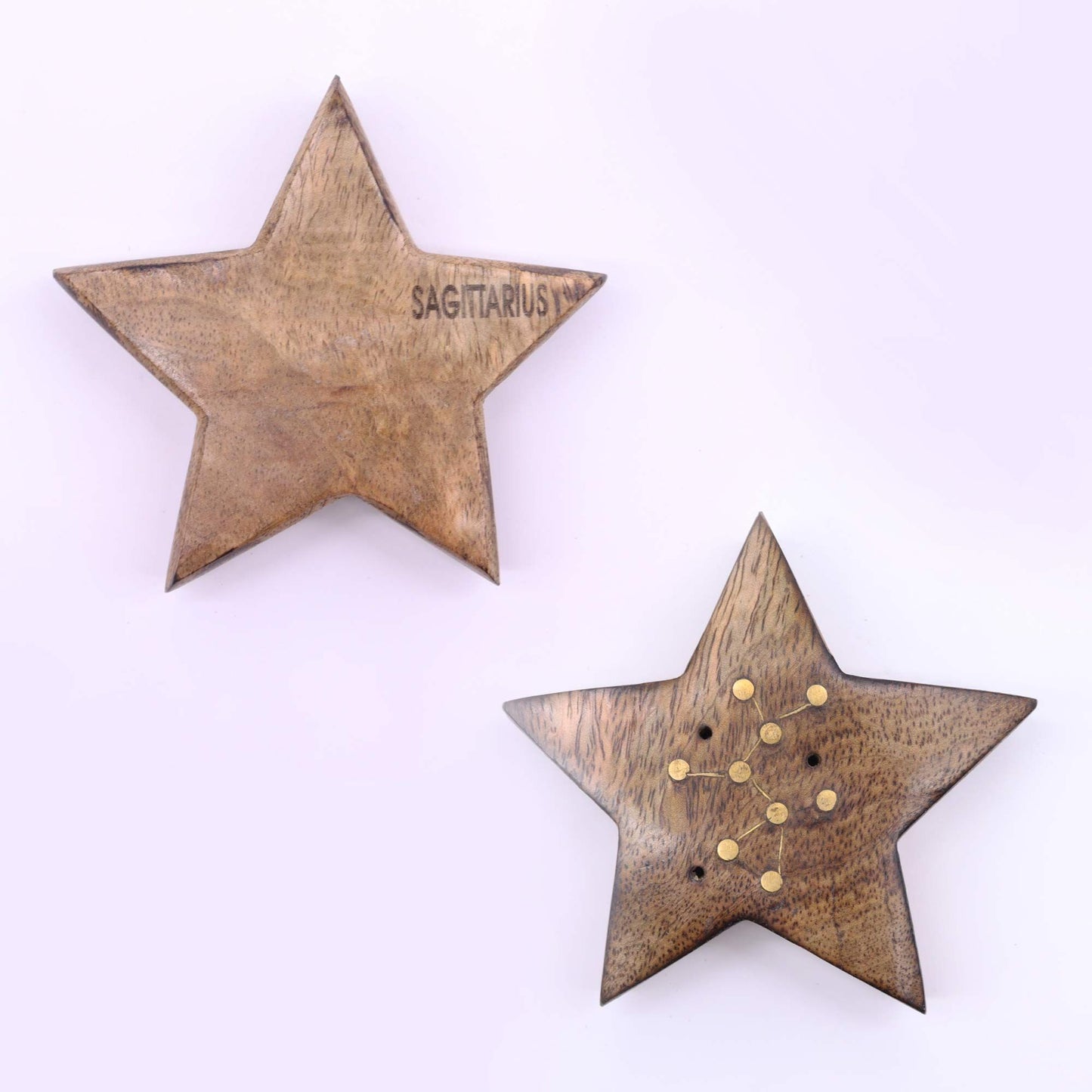 Gravierte Und Messing Tierkreiszeichen Räucherstäbchenhalter Star