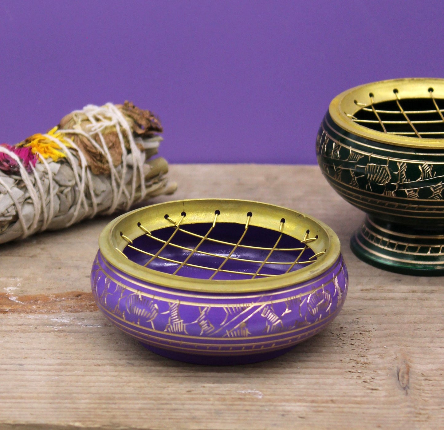 Chakra Räucherstäbchen Glas - Krone