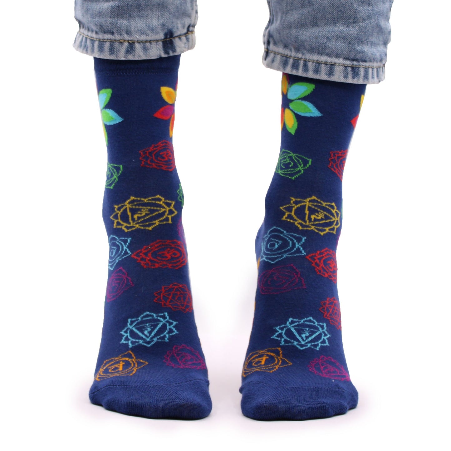 Hop Hare Bambus Socken Rainbow Chakra 36-40