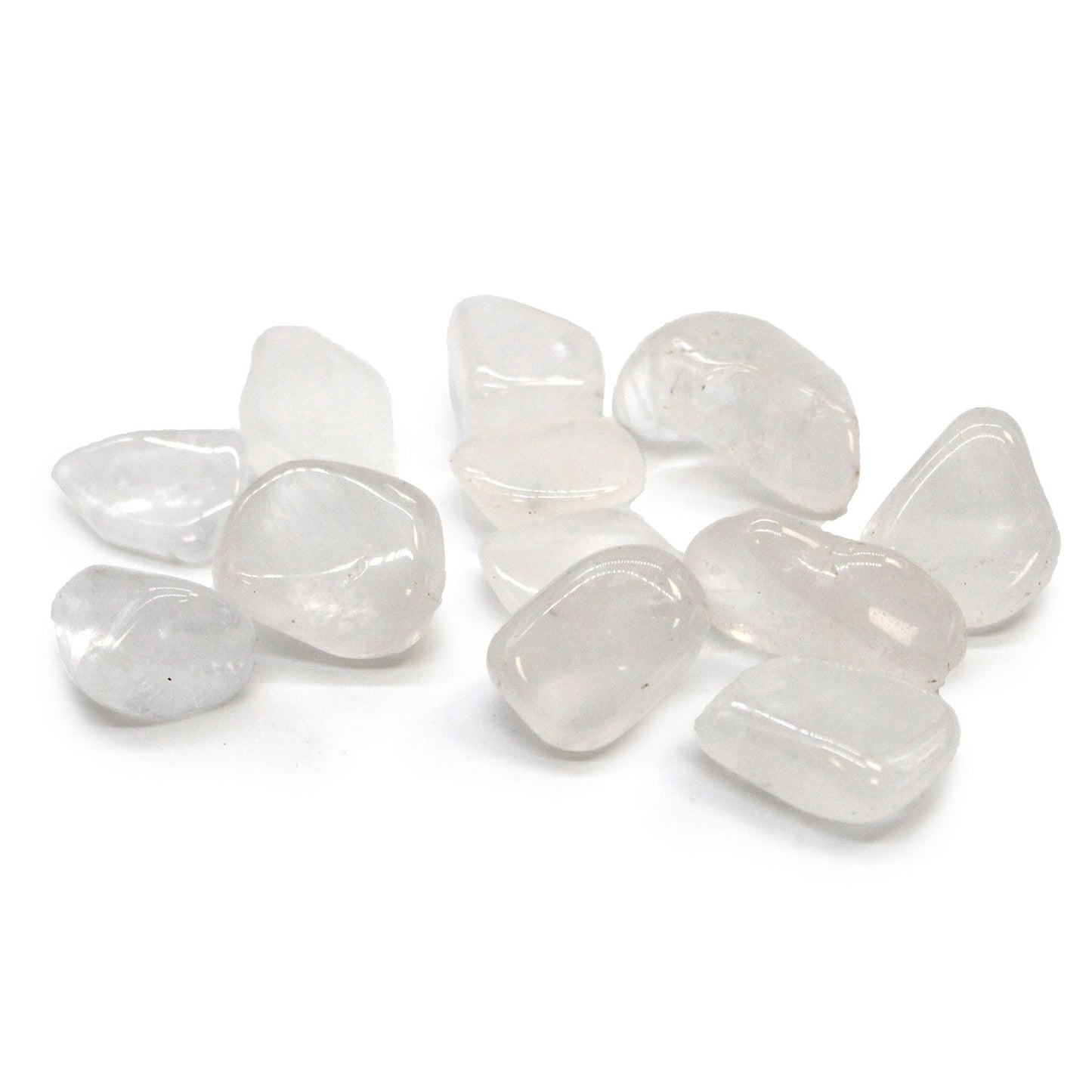 Packung Mit 24 L Tumbled Steinen - Bergkristall