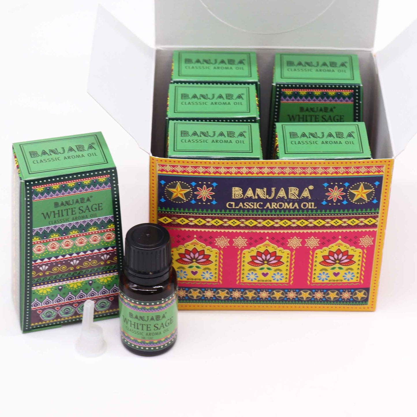 Banjara Indisches Duftöl 10ml - Weißer Salbei