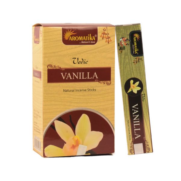 Vedic Räucherstäbchen Vanille Handgerollt Aromatika Jaipur