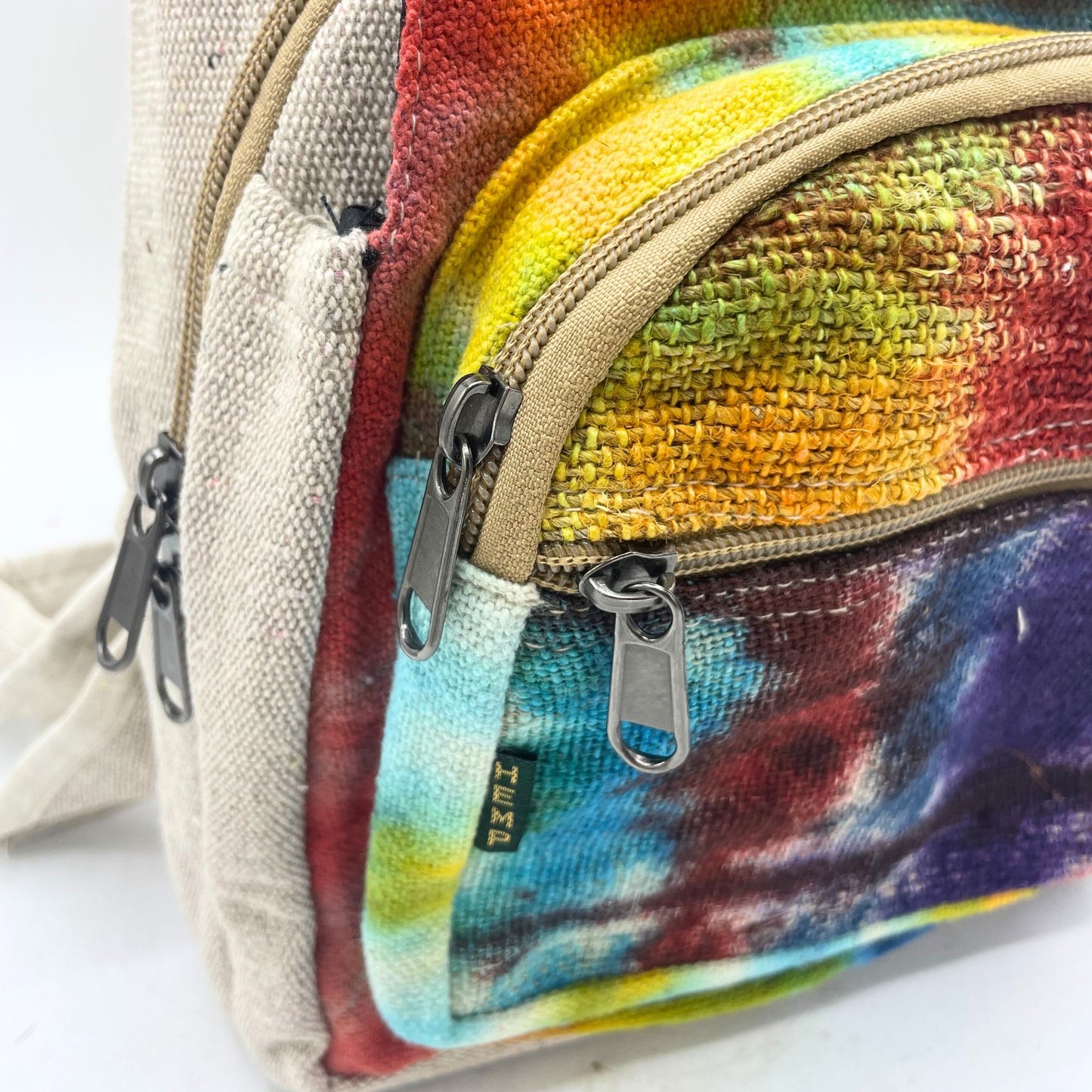 Bunte Hanf Sling Schultertasche