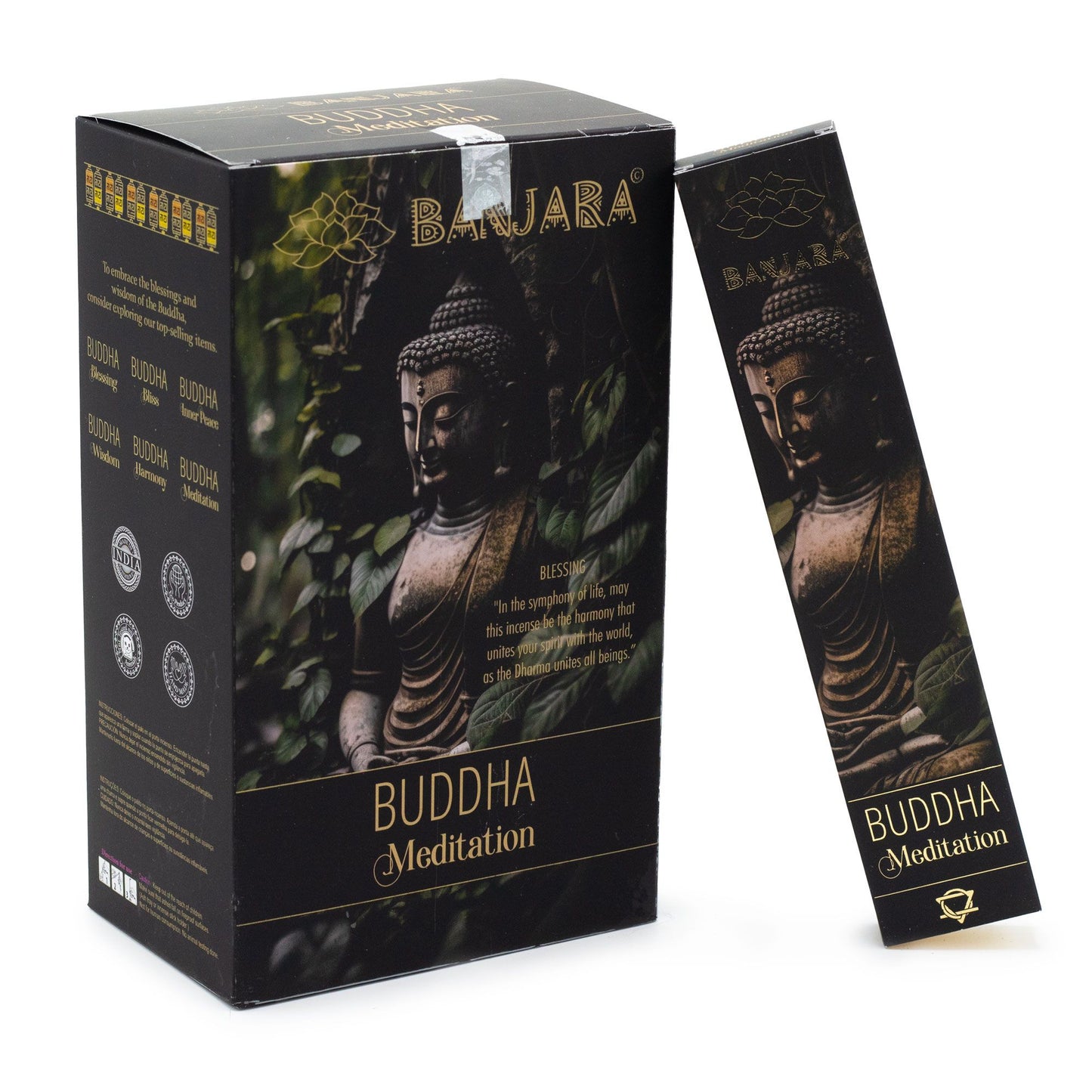 Banjara Buddha Meditation Statue für Entspannung und Achtsamkeit