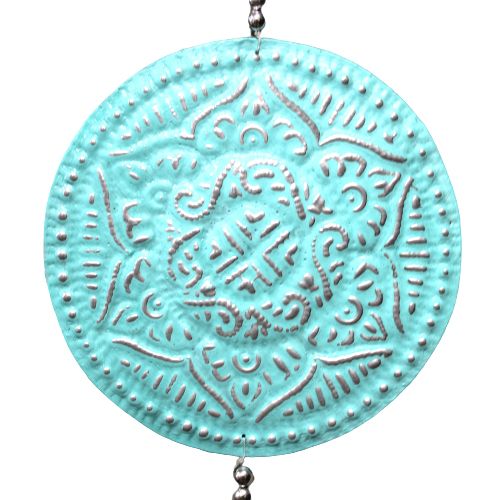 Aluminium Mobile Buddha's Wandschmuck Im Bali Stil In Modischen Pastellfarben