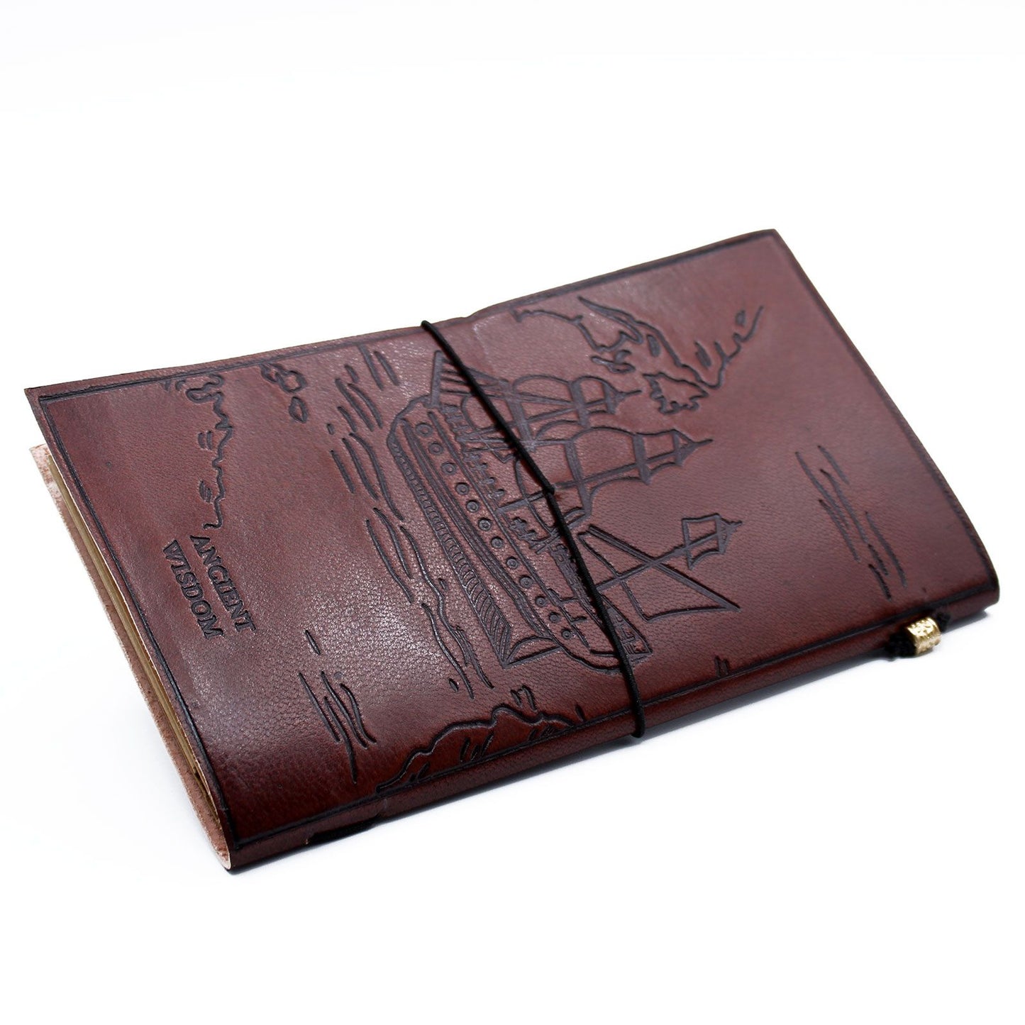 Handgemachtes Lederjournal Unsere Familienabenteuerbuch Braun 80 Seiten