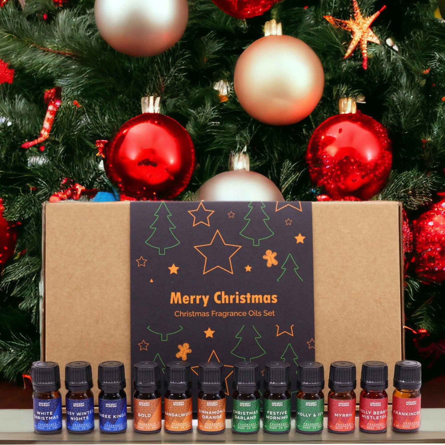 Heilige Düfte Des Weihnachtsduftsets Mit Zwölf 5ml Fläschchen Und Zwei Tropfern