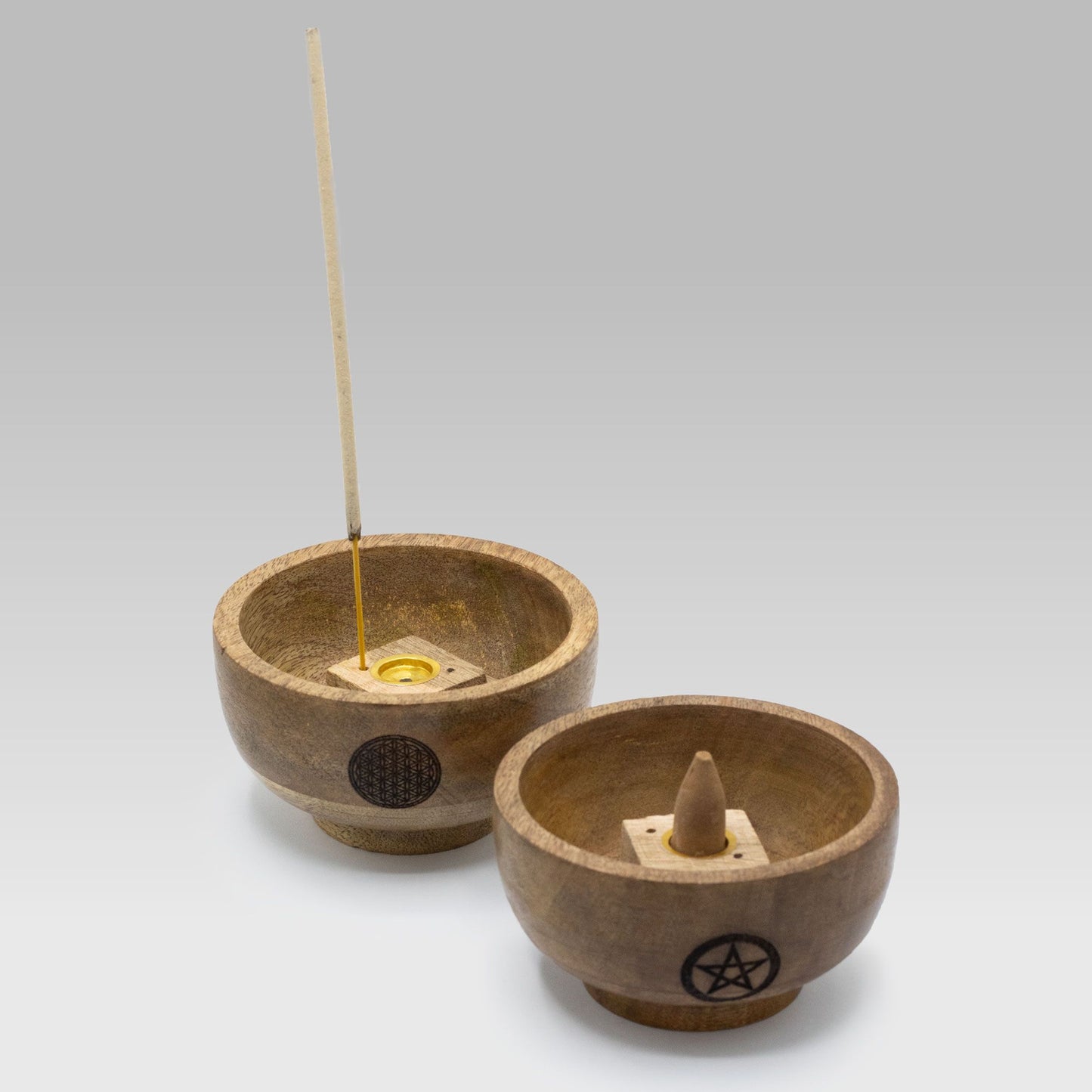 Kleine Ritualschale Räucherkegelhalter 11x6 cm - Assoziierte Esoterik