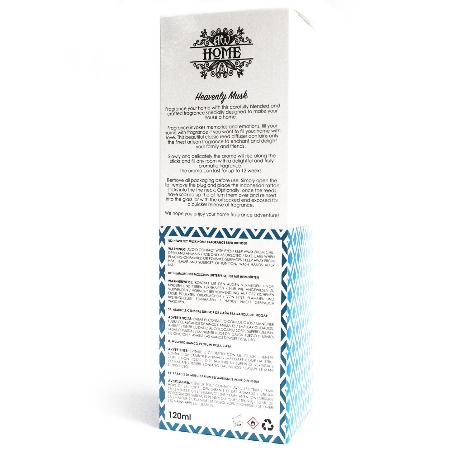 120ml Raumduft Diffusor - Himmlischer Moschus