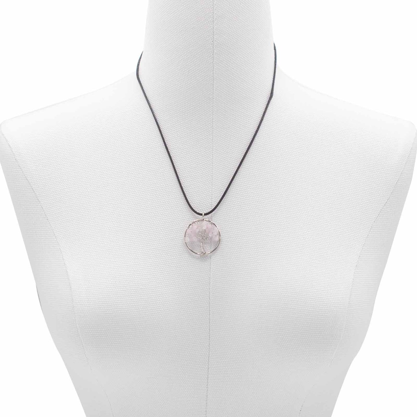 Baum Des Lebens Anhänger - Rosenquarz