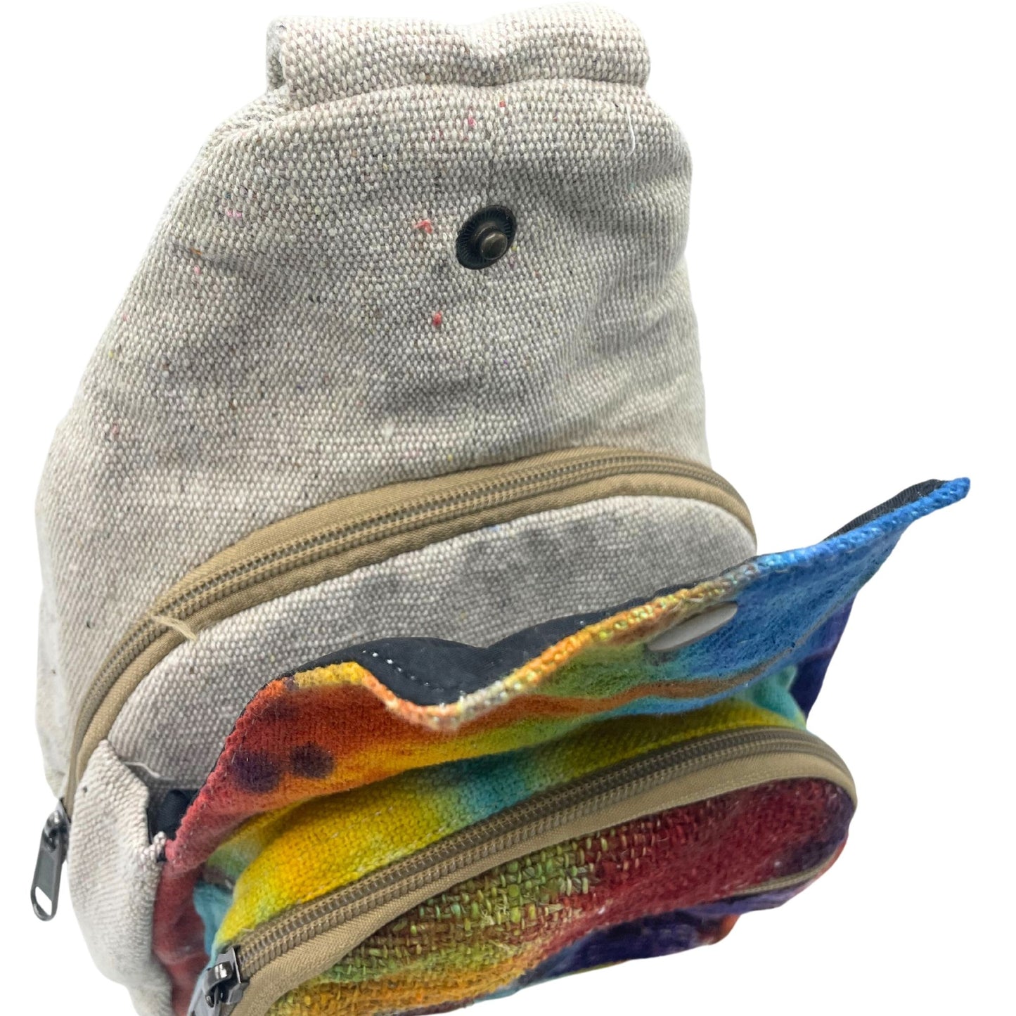 Bunte Hanf Sling Schultertasche